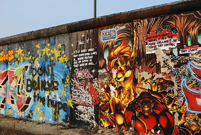 Berlin Wall, by Lucy Morris