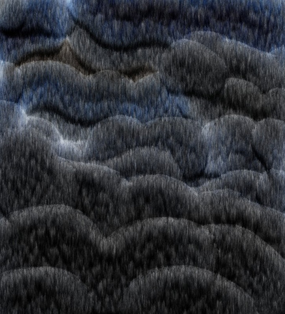 dark clouds painting