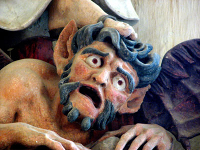 Satan Crushed by St. Michael