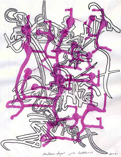 calligraphic painting