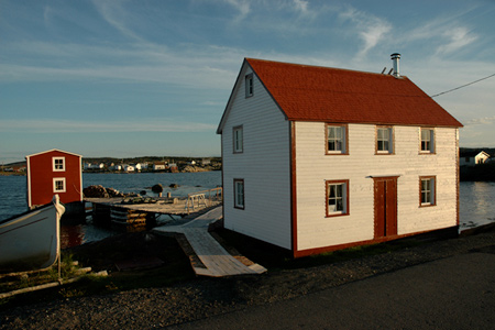 Restored Albert Dwyer Premises, Tilting, Fogo Island, Newfoundland