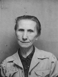 Veronika, first i.d. photo (1945) after Auschwitz Veronika, first i.d. photo (1945) after Auschwitz