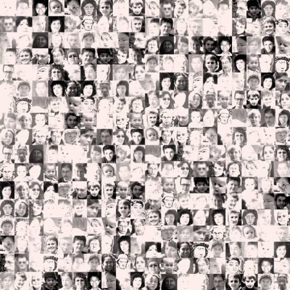 Face Recognition Collage, by Lucy Kempton