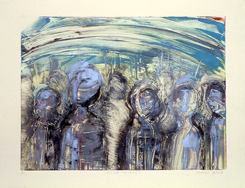 Marja-Lenna Rathje - Veiles Suite I monotype