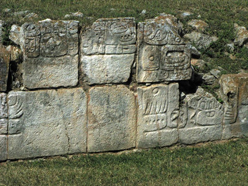 Mayan glyphs by Steve Wing