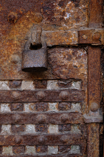 Rusted Shut (click to see larger) Rusted shut (Eastern Penetentiary) by Don Schroder